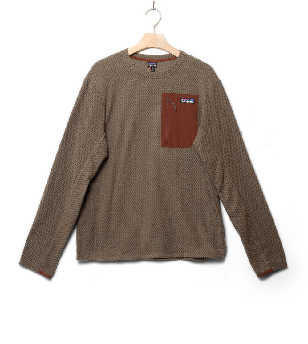 Patagonia Sweater R1 Air brown marlow