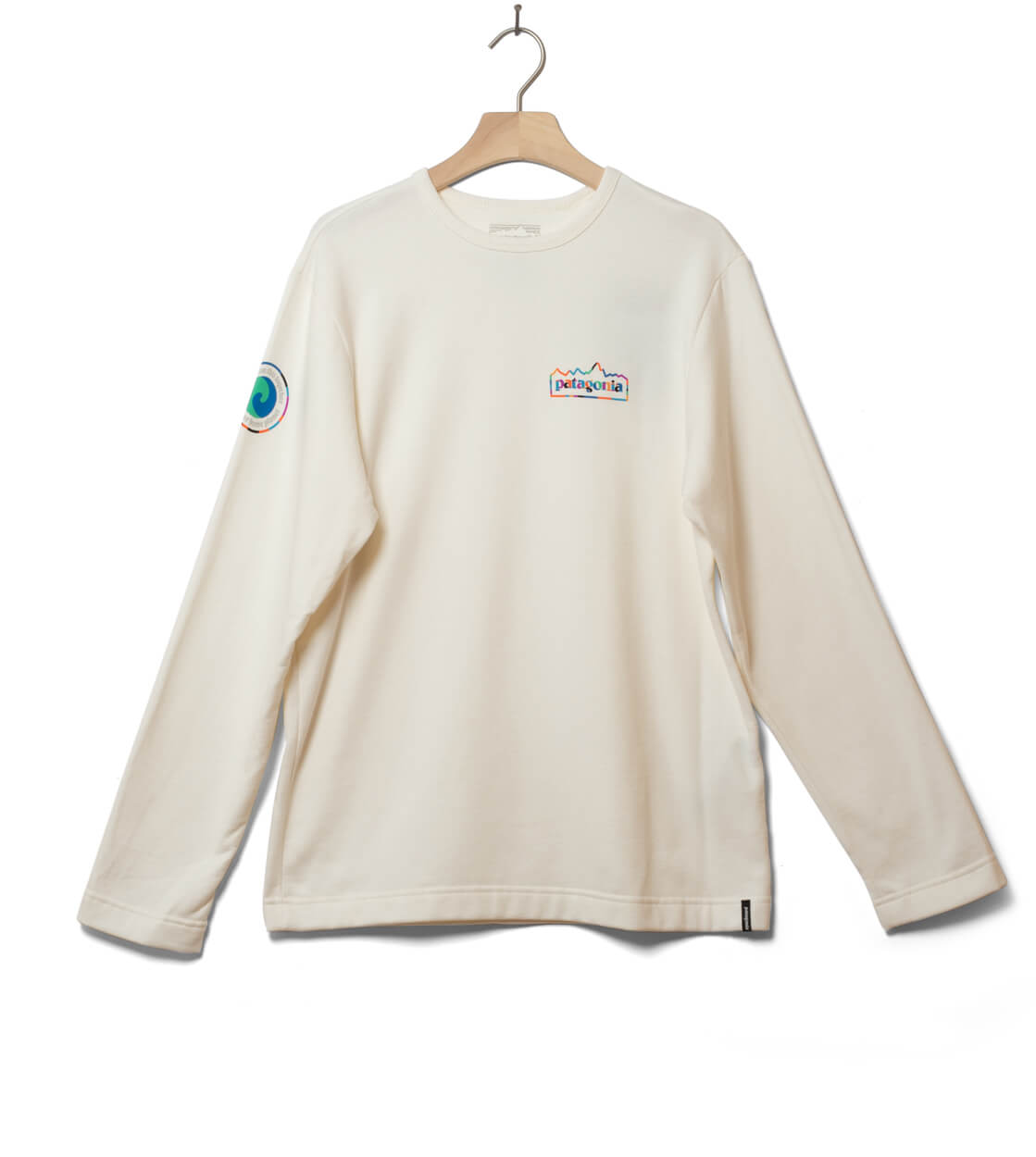 Patagonia Sweater Unity Fitz Wildrise LW beige birch white