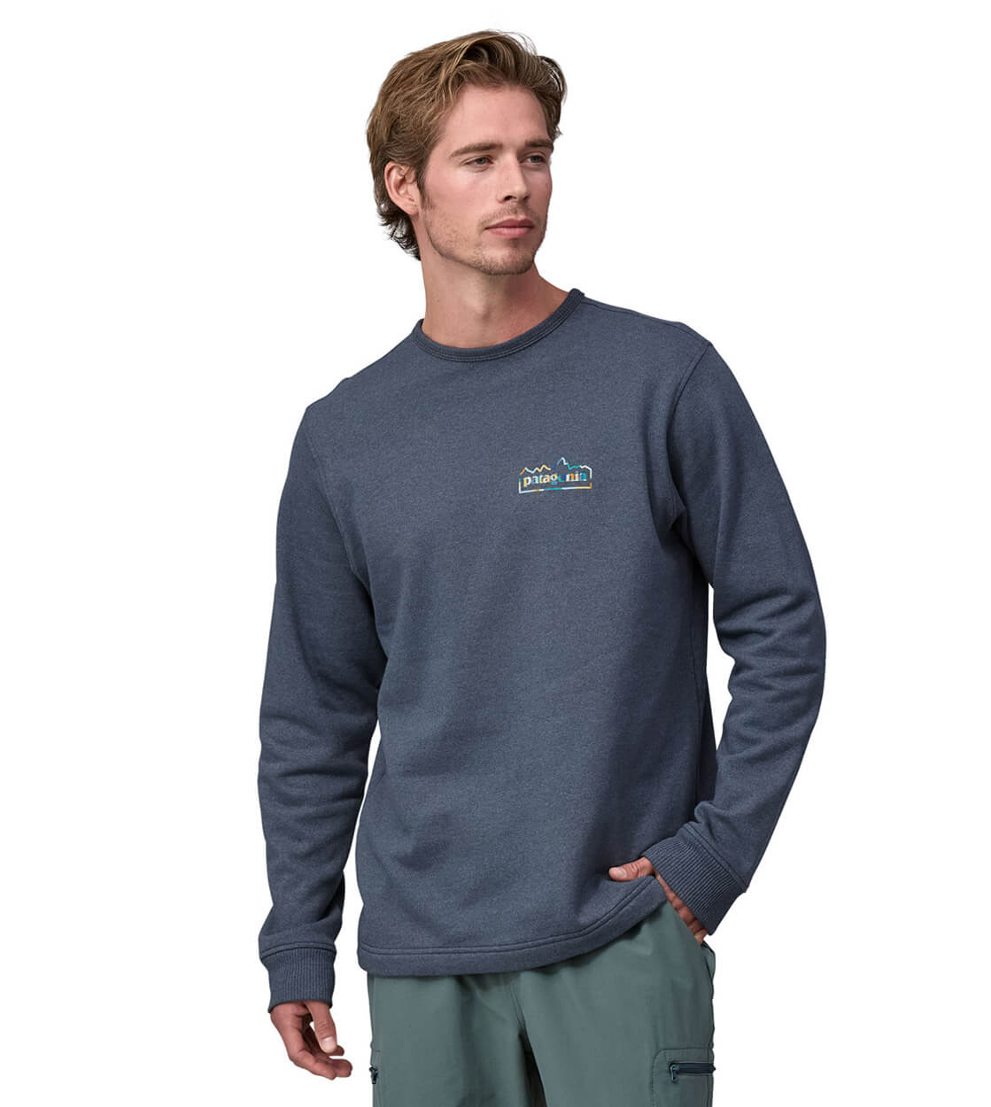 Patagonia Sweater Unity Fitz Wildrise LW blue new navy