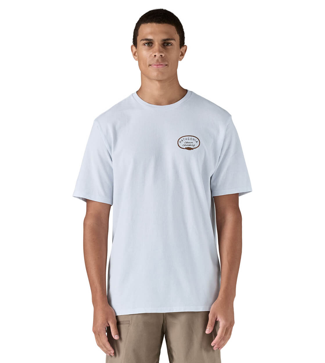 Patagonia T-Shirt 73 Clean Climb Roots white
