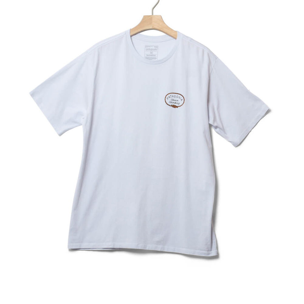 Patagonia T-Shirt 73 Clean Climb Roots white
