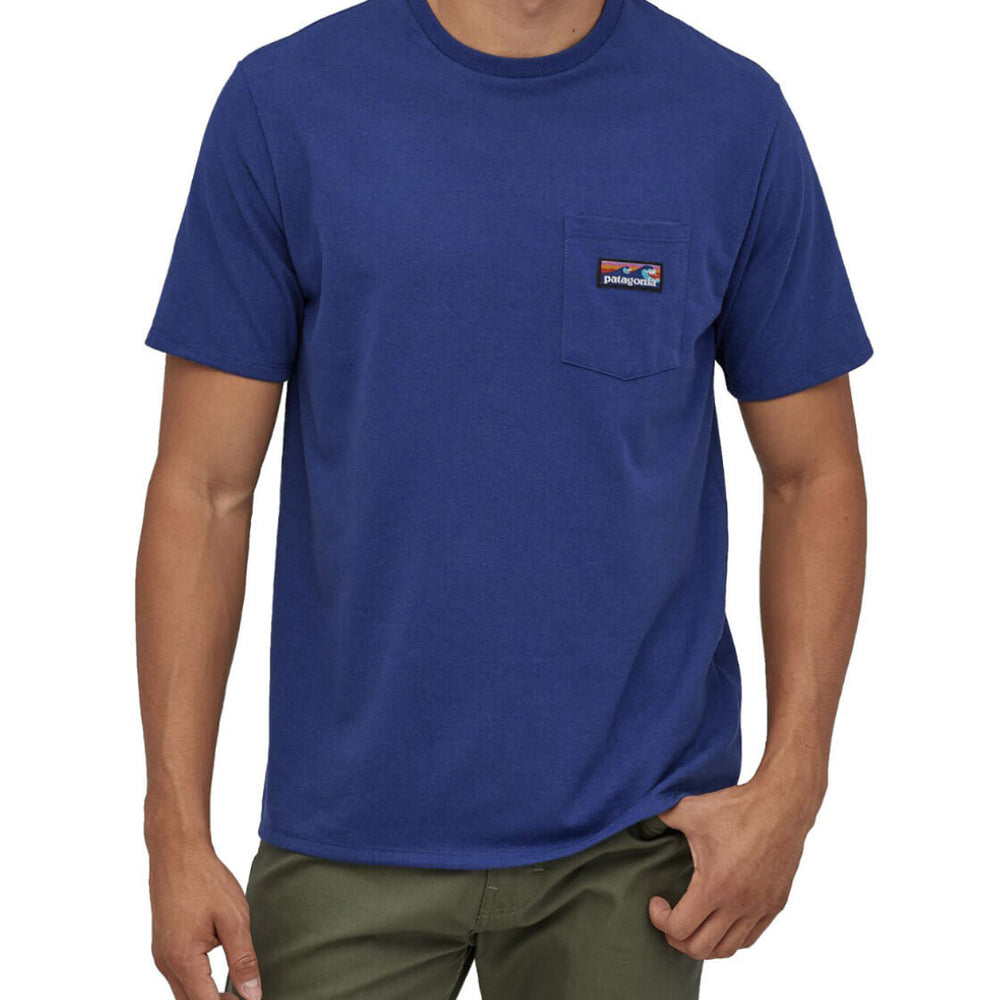 
                      
                        Patagonia T-Shirt Boardshort Label blue superior
                      
                    