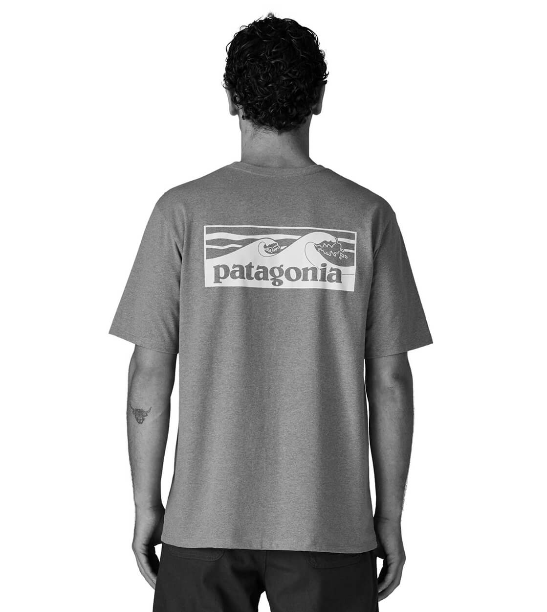 Patagonia T-Shirt Boardshort Logo Pocket blue sage