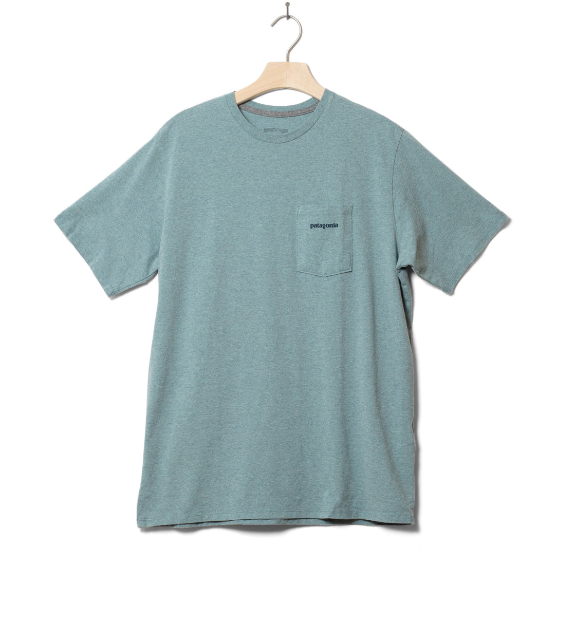 Patagonia T-Shirt Boardshort Logo Pocket blue sage