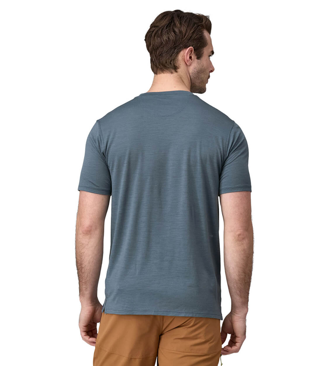 Patagonia T-Shirt Cap Cool Graphic Merino blue utilitiy fitz roy fader