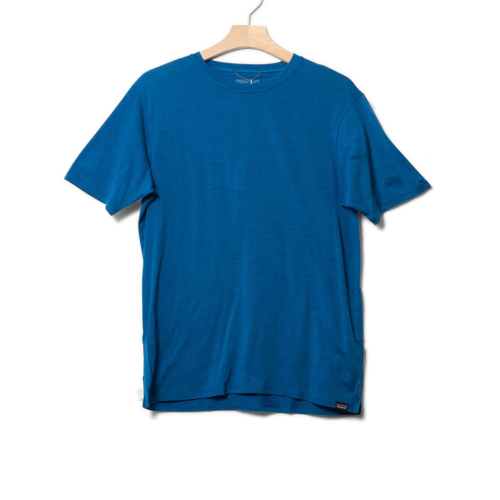 Patagonia T-Shirt Cap Cool Merino blue endless