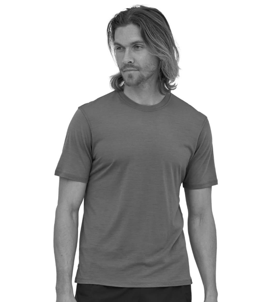 Patagonia T-Shirt Cap Cool Merino green basin