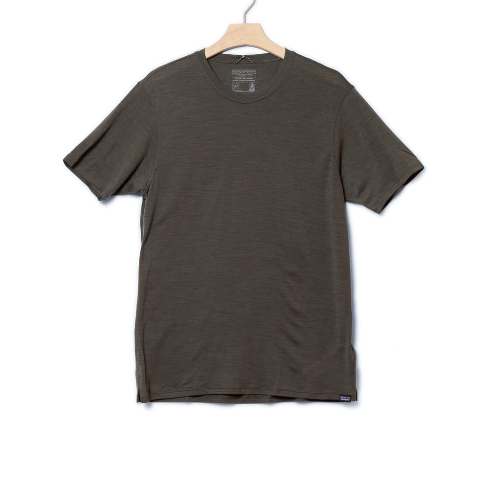 Patagonia T-Shirt Cap Cool Merino green basin