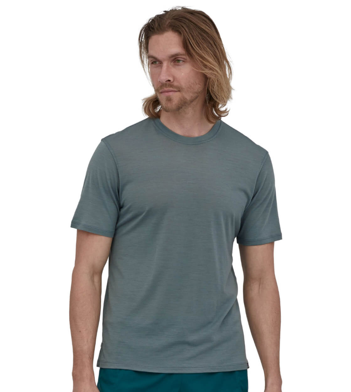 Patagonia T-Shirt Cap Cool Merino grey plume