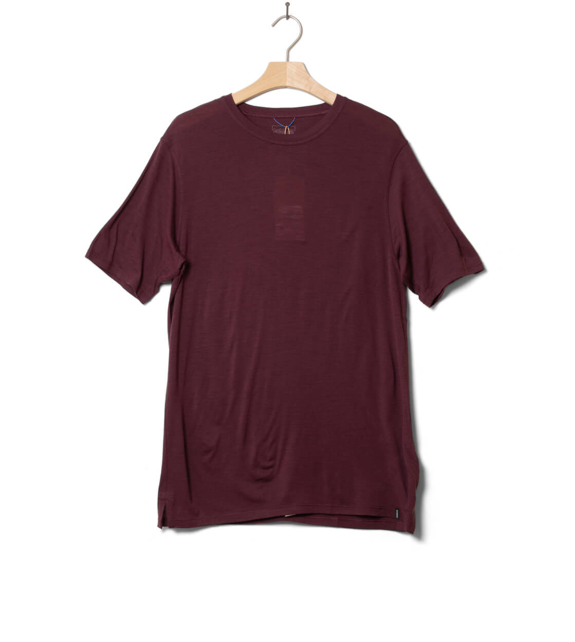 Patagonia T-Shirt Cap Cool Merino purple berry fig