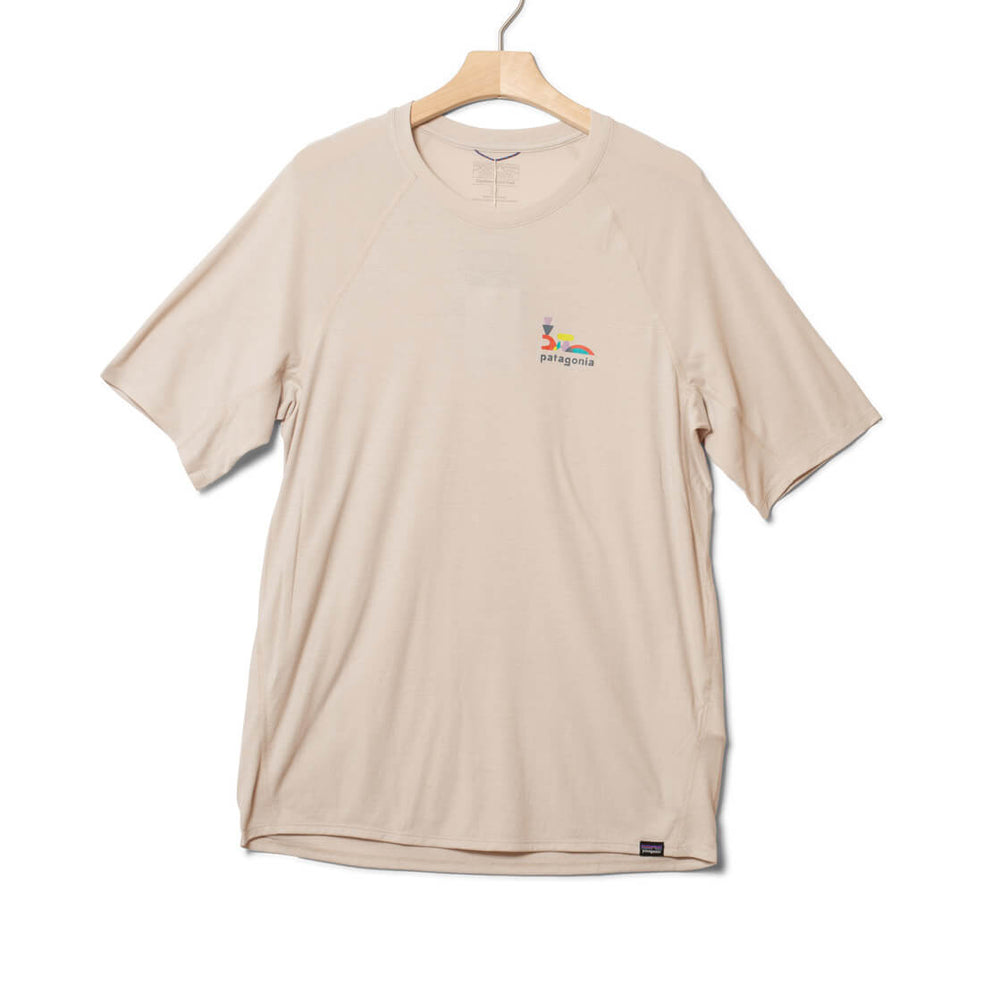 Patagonia T-Shirt Cap Cool Trail Graphic beige lose it pumice