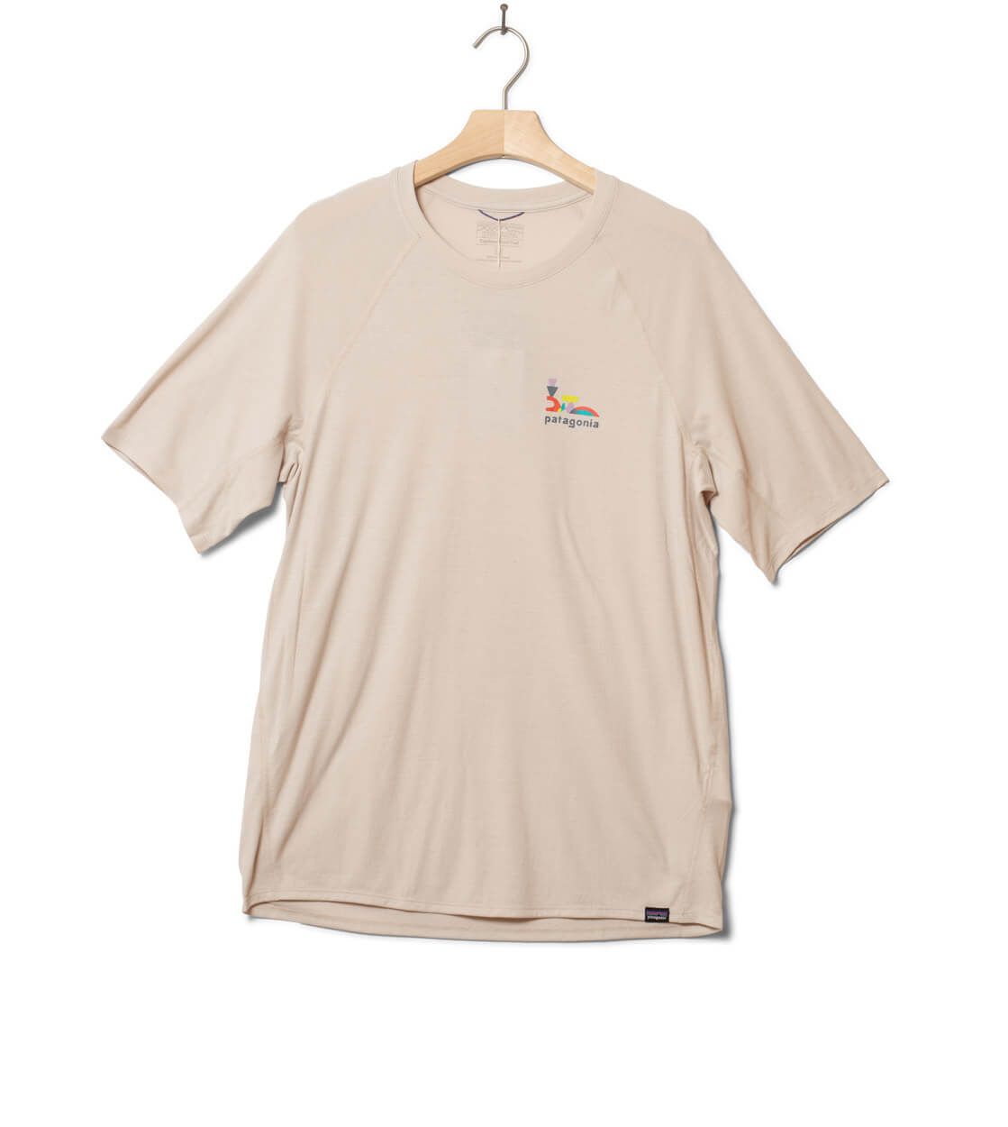 Patagonia T-Shirt Cap Cool Trail Graphic beige lose it pumice