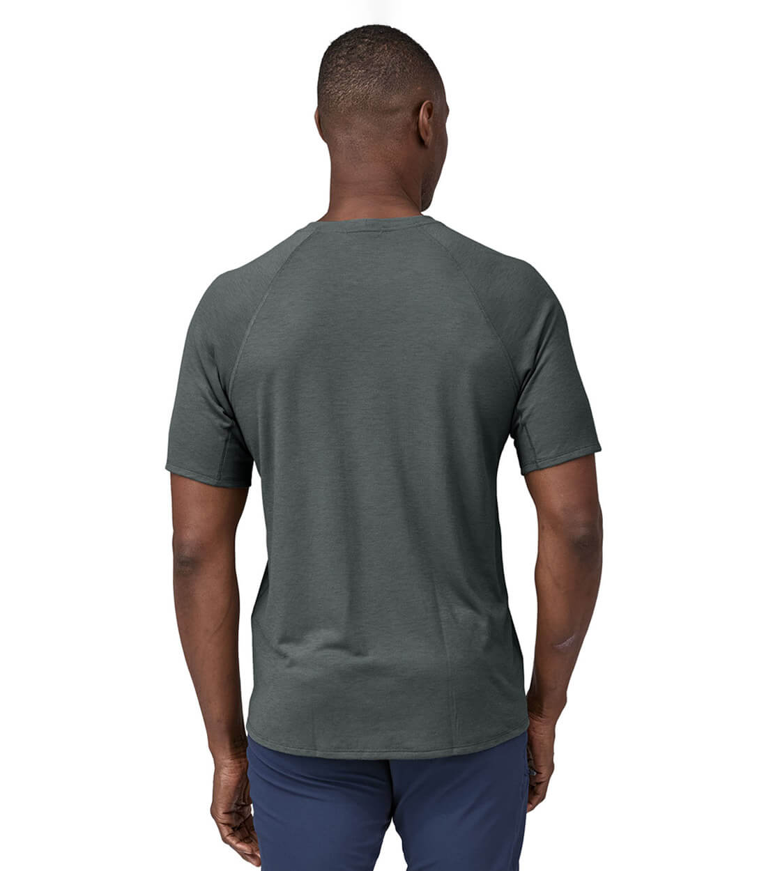 Patagonia T-Shirt Cap Cool Trail blue nouveau green