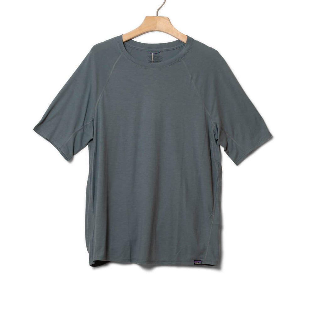 Patagonia T-Shirt Cap Cool Trail blue nouveau green