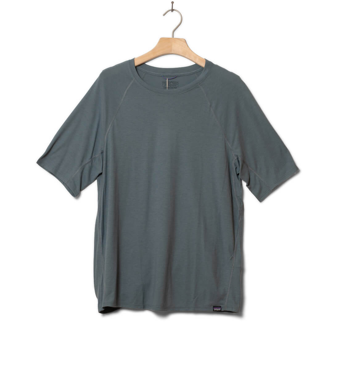 Patagonia T-Shirt Cap Cool Trail blue nouveau green