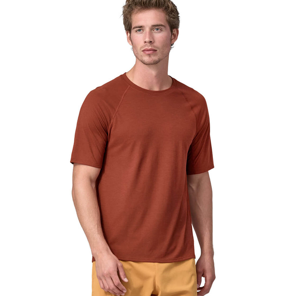 Patagonia T-Shirt Cap Cool Trail red mangrove