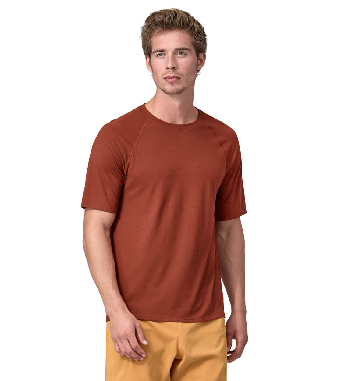 Patagonia T-Shirt Cap Cool Trail red mangrove