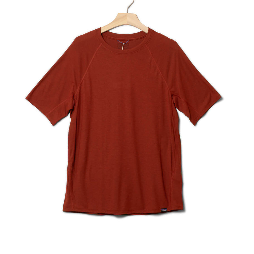 Patagonia T-Shirt Cap Cool Trail red mangrove