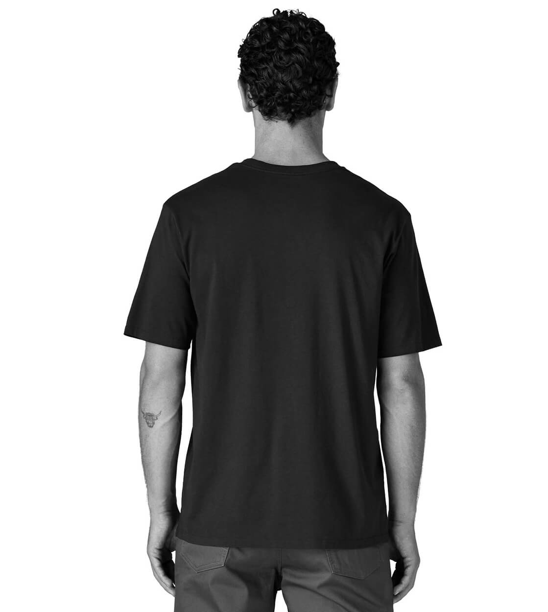 Patagonia T-Shirt Daily Pocket green old growth