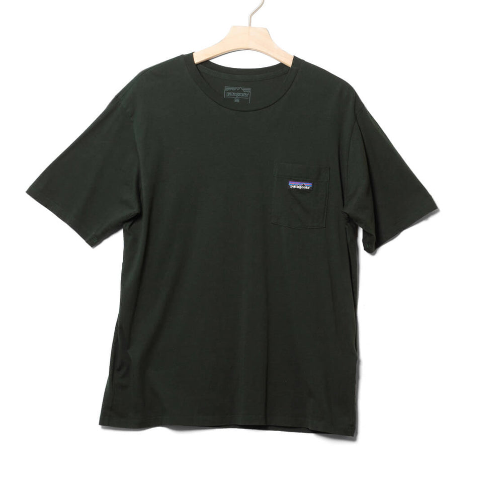 Patagonia T-Shirt Daily Pocket green old growth