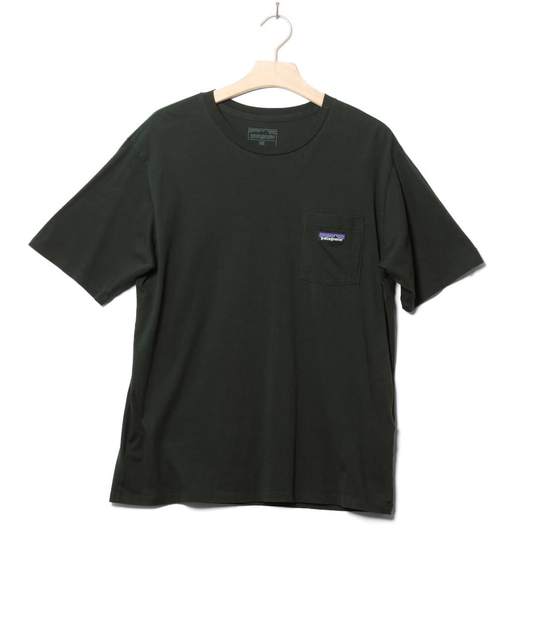 Patagonia T-Shirt Daily Pocket green old growth
