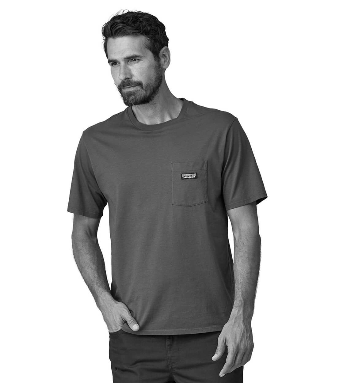 Patagonia T-Shirt Daily Pocket green torrey pine