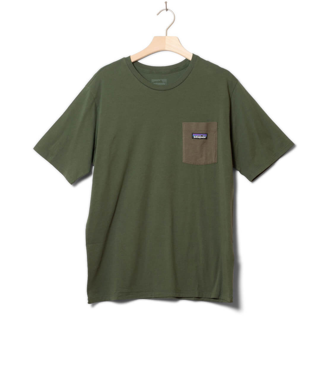 Patagonia T-Shirt Daily Pocket green torrey pine
