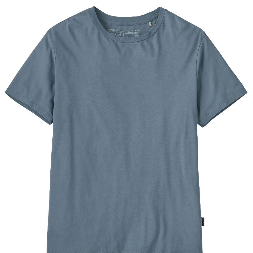 Patagonia T-Shirt Daily Regenerative blue light plume grey