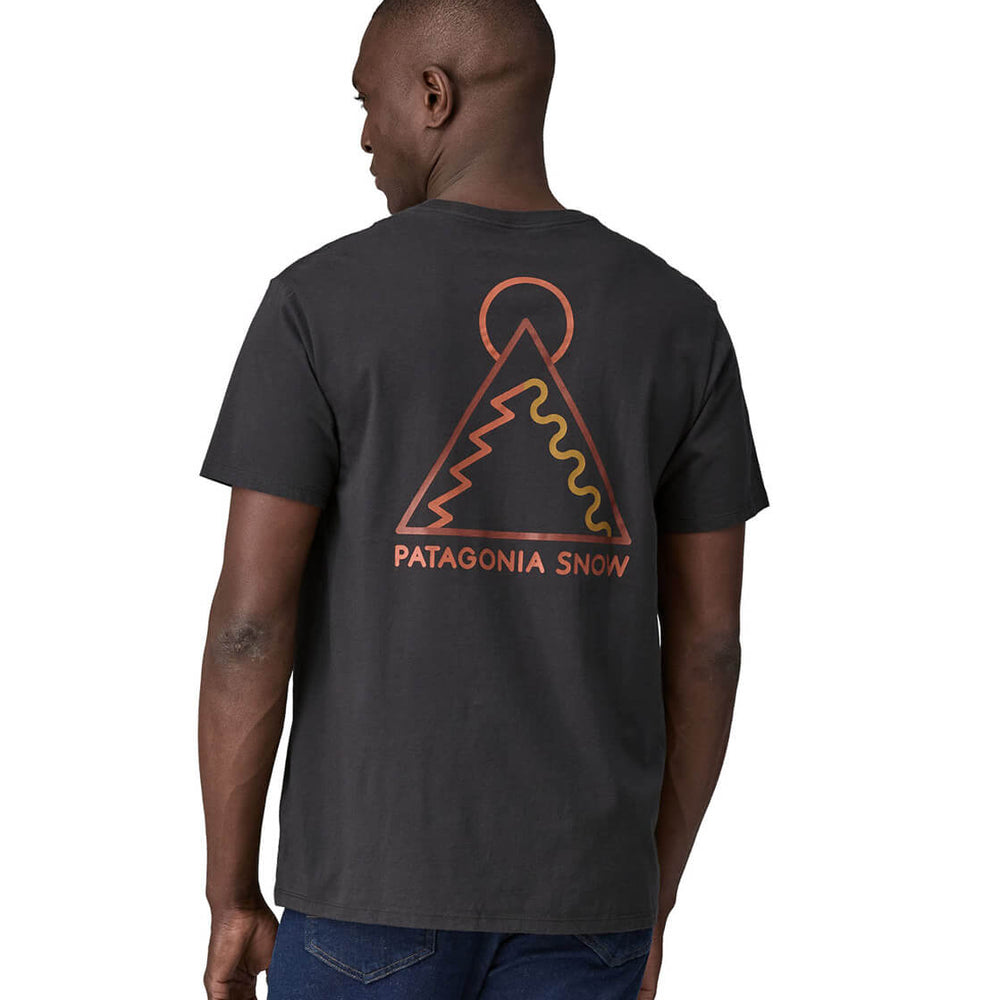 Patagonia T-Shirt Danw Tracks Organic black ink