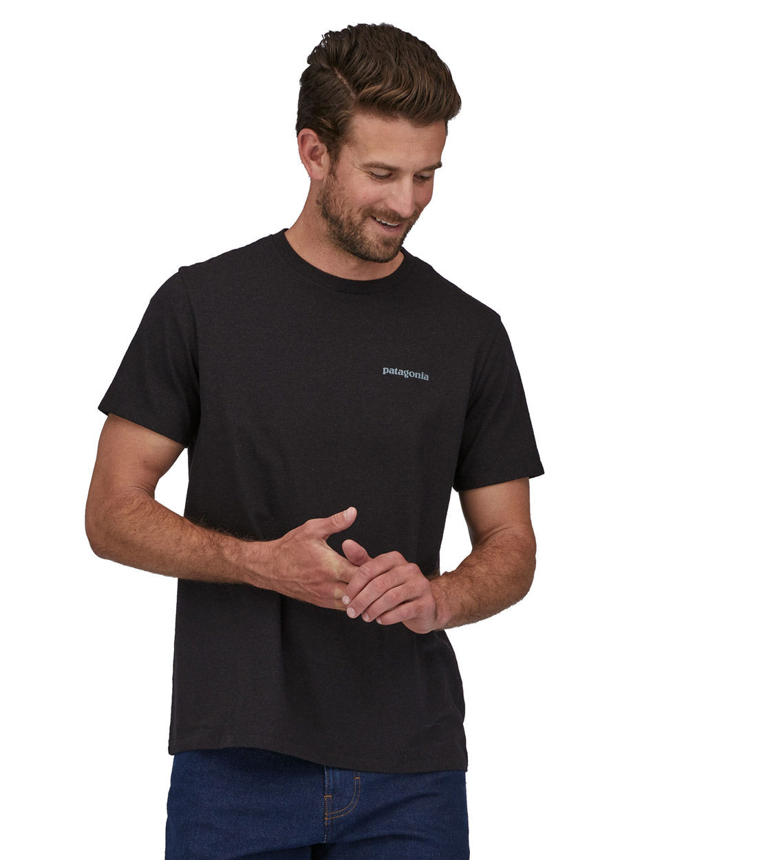 Patagonia T-Shirt Fitz Roy Icon black ink