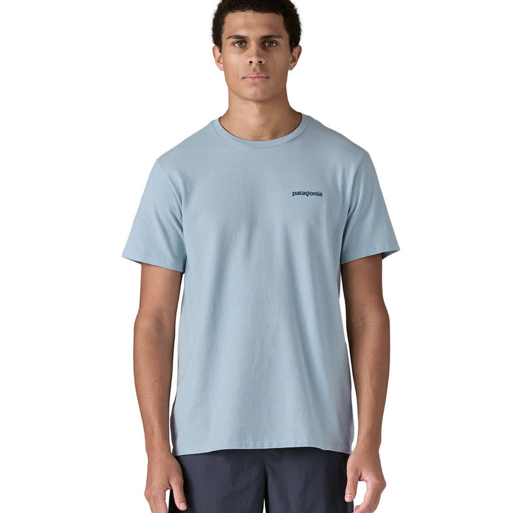 Patagonia T-Shirt Fitz Roy Icon blue fleck