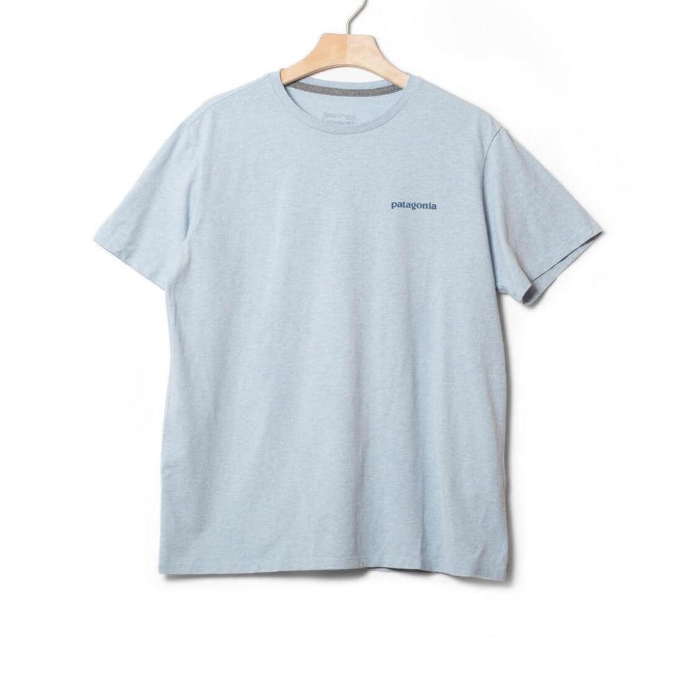 Patagonia T-Shirt Fitz Roy Icon blue fleck