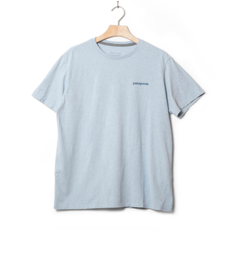Patagonia T-Shirt Fitz Roy Icon blue fleck