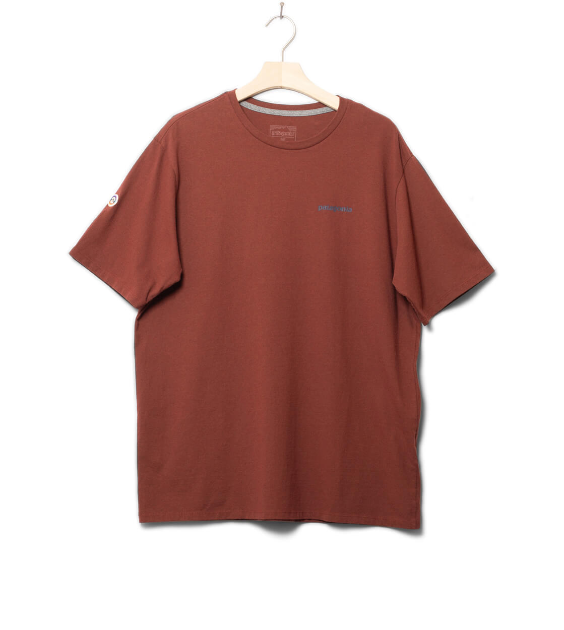 Patagonia T-Shirt Fitz Roy Icon red dried vanilla