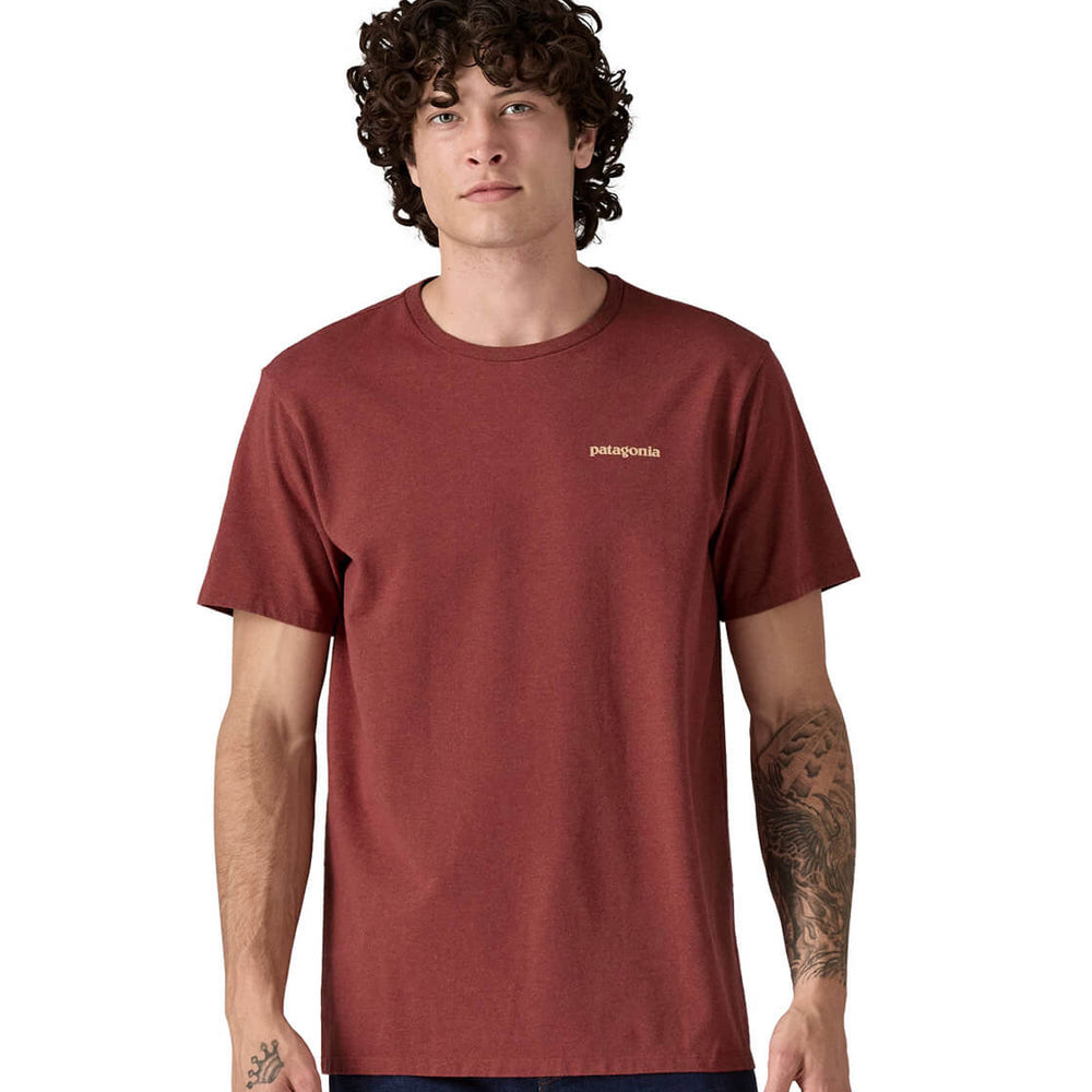 Patagonia T-Shirt Fitz Roy Icon red mangrove