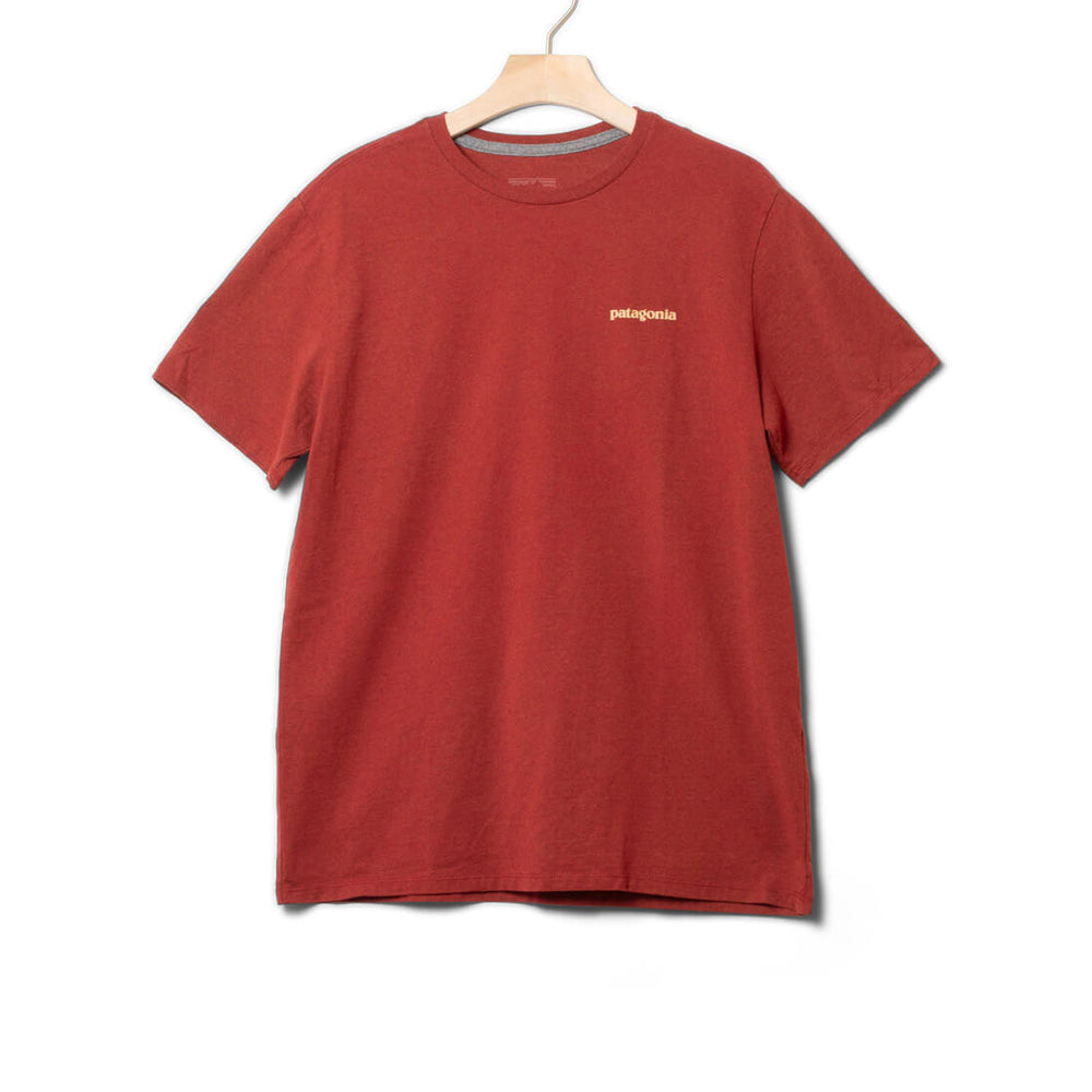 Patagonia T-Shirt Fitz Roy Icon red mangrove