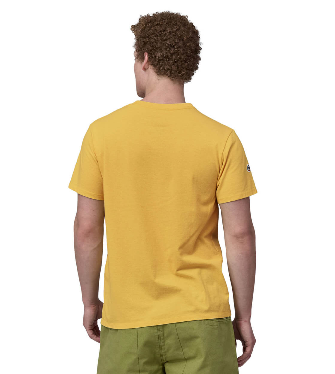 Patagonia T-Shirt Fitz Roy Icon yellow milled