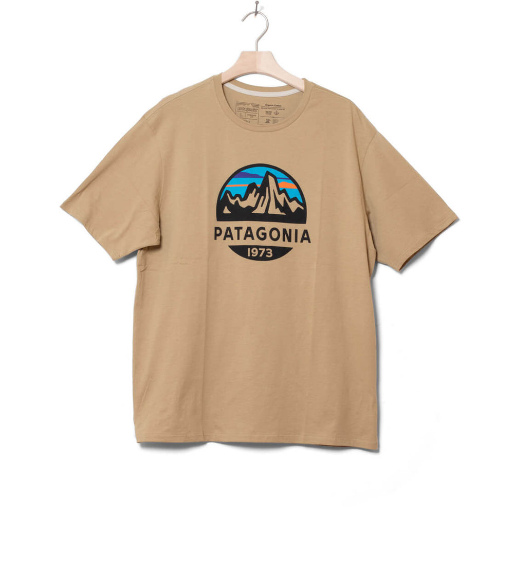 Patagonia T-Shirt Fitz Roy Scope brown classic tan