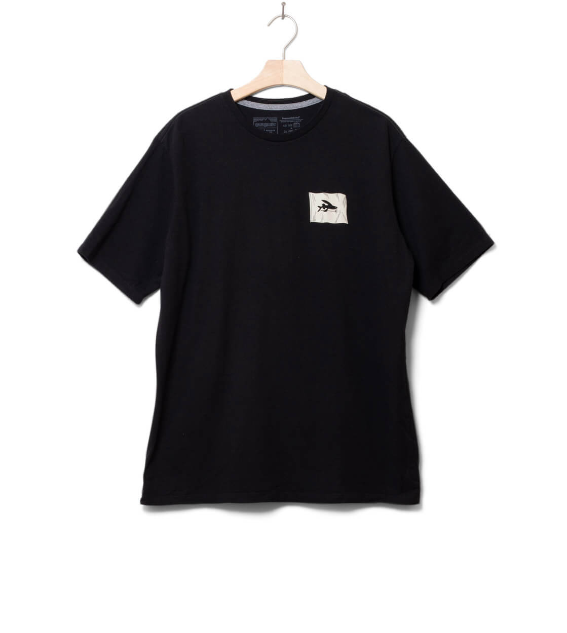 Patagonia T-Shirt Fly The Flag black