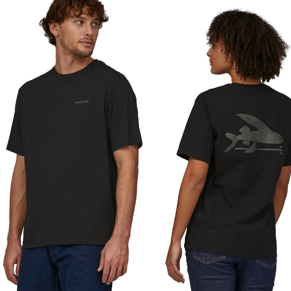 Patagonia T-Shirt Flying Fish II black ink