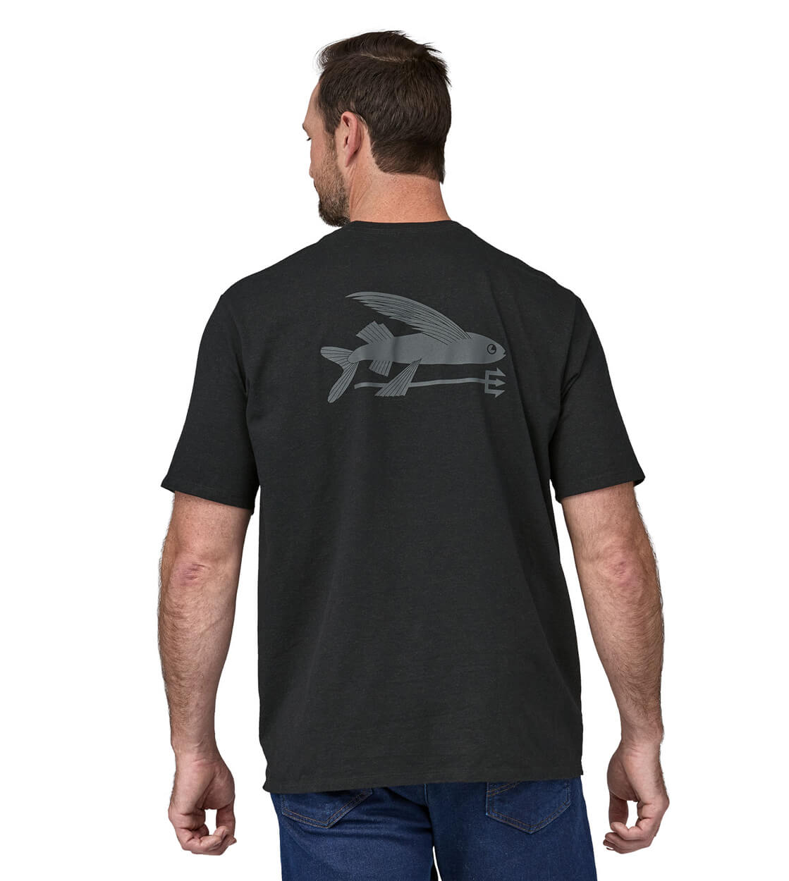 Patagonia T-Shirt Flying Fish II black ink