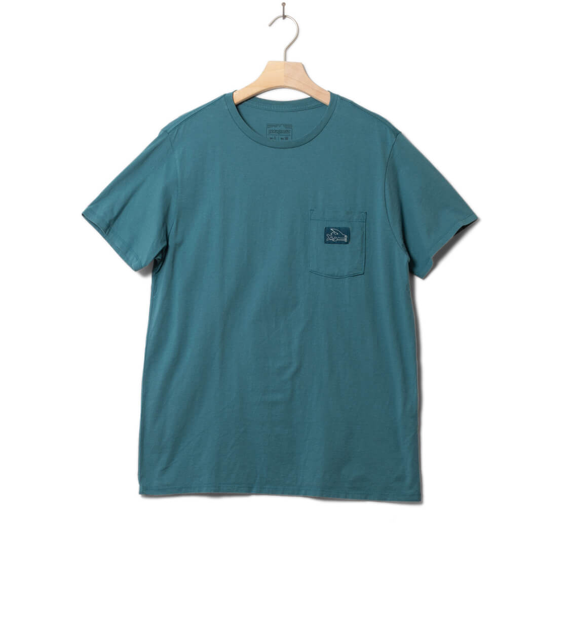 Patagonia T-Shirt Flying Fish Tides green wetland blue