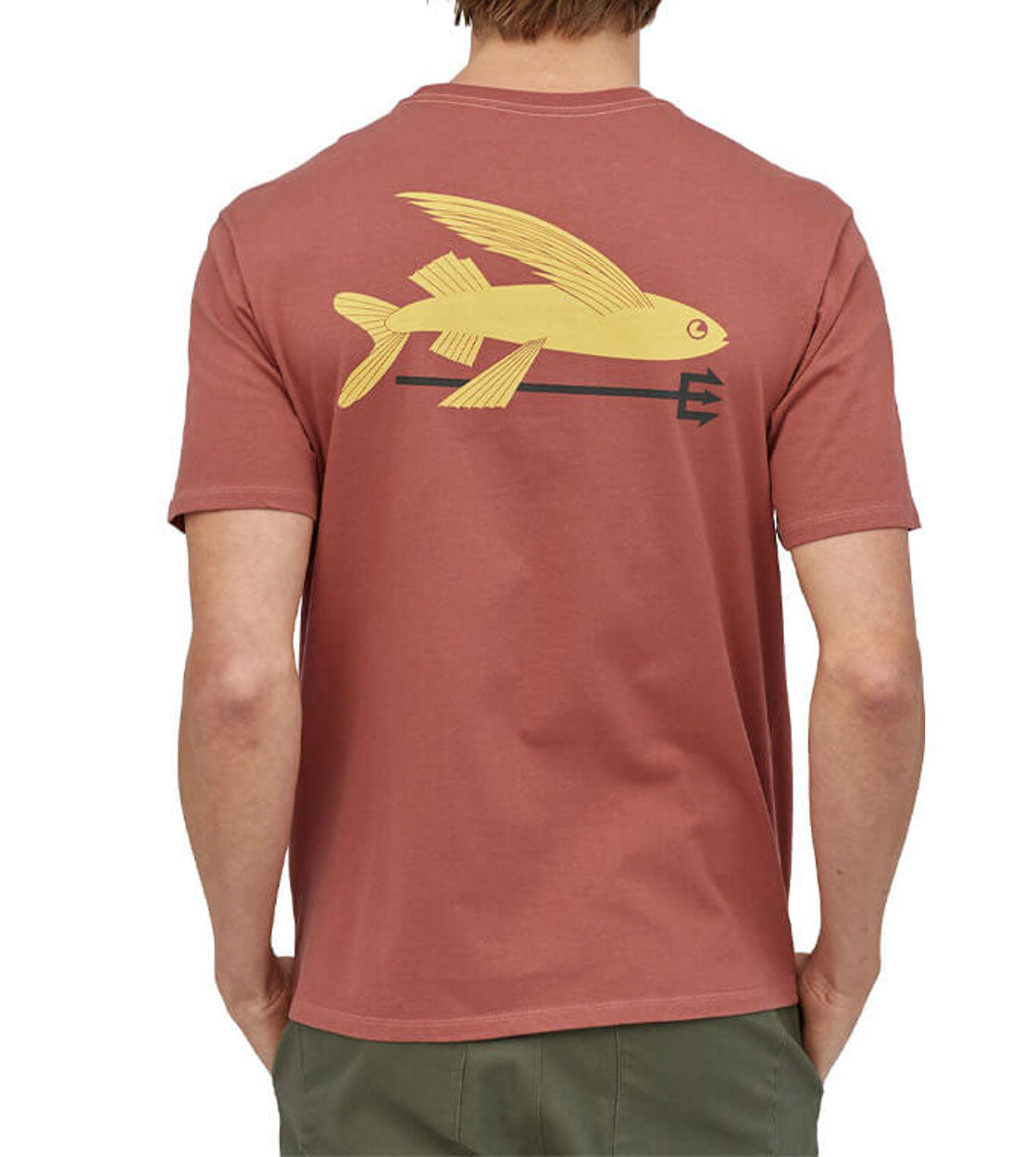 Patagonia T-Shirt Flying Fish red spanish