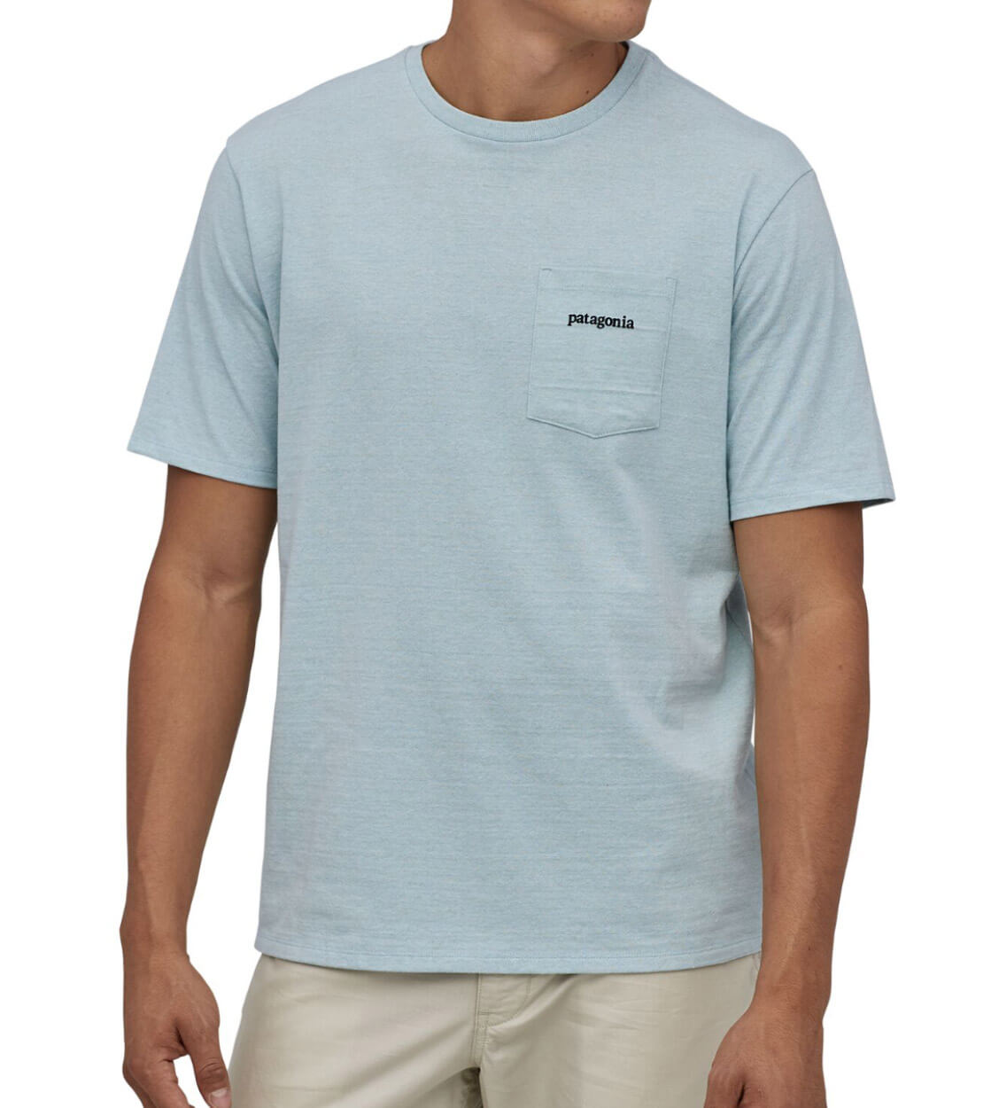 Patagonia T-Shirt Line Logo Ridge blue big sky