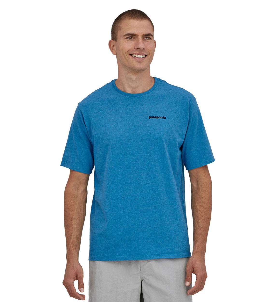 Patagonia T-Shirt P-6 Logo blue anacapa