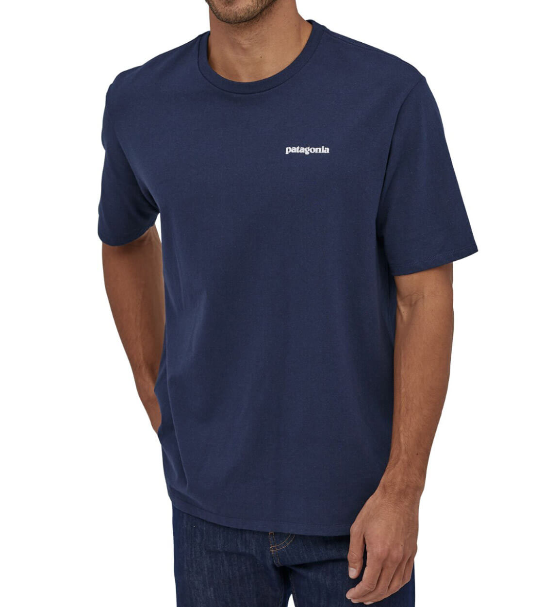 Patagonia T-Shirt P-6 Logo blue classic navy
