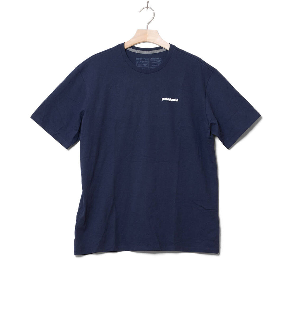 Patagonia T-Shirt P-6 Logo blue classic navy
