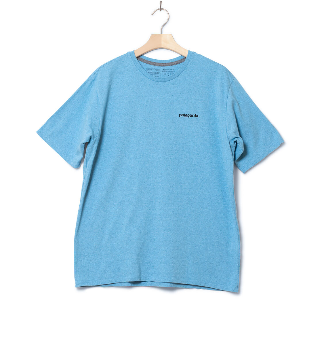 Patagonia T-Shirt P-6 Logo blue lago