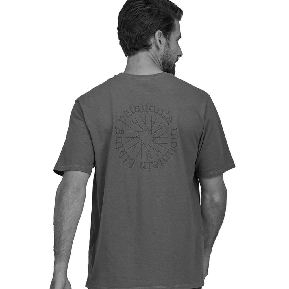 Patagonia T-Shirt Spoke Stencil Responsibili-Tee blue utilitiy