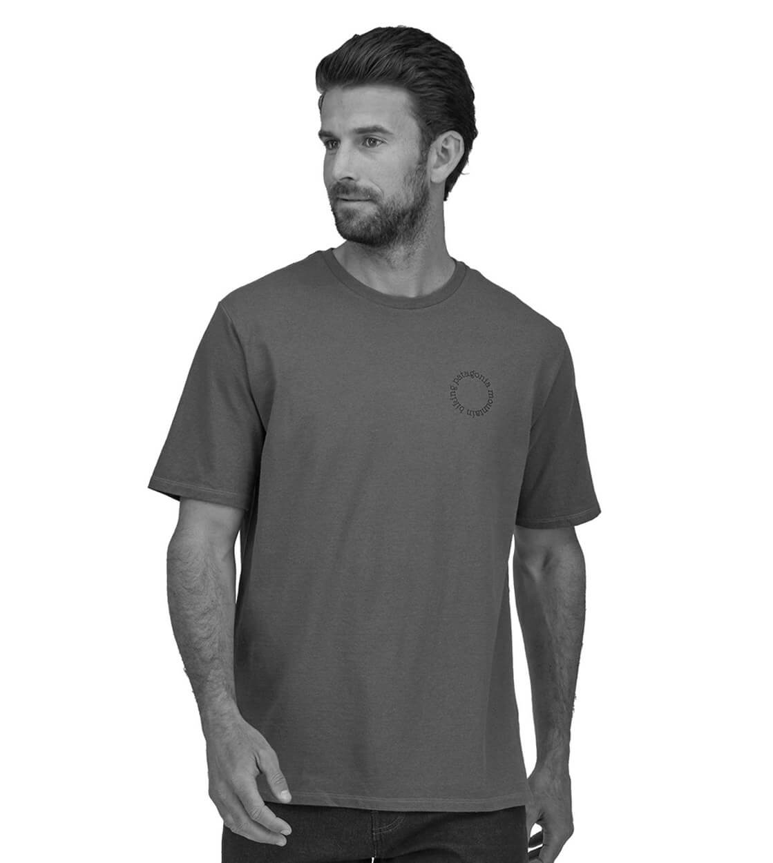 Patagonia T-Shirt Spoke Stencil Responsibili-Tee blue utilitiy